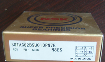 NSK 30TAC62BSUC10PN7B ball screw support bearings | 30x62x15